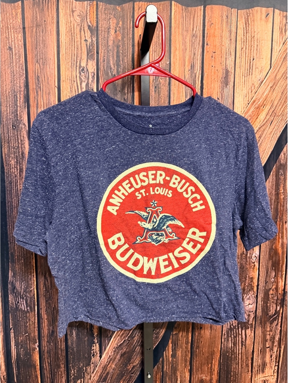 Anheuser-Busch Budweiser Crop T-Shirt Size Small